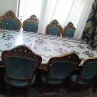مبل ۸نفره و میز نهار خوری با صندلی ۸نفره|میز و صندلی غذاخوری|کرمانشاه, |دیوار