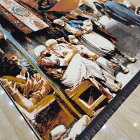 ۲ تخته فرش ۶ متری ۱۲۰۰ شانه فرش مشهد اصل|فرش|نسیمشهر, |دیوار