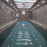 اجاره استخرابگرم با دوتا سالن بزرگ برای تعداد بالا