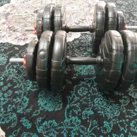 دمبل متغیر فلزی محافظ لاستیک دار|تجهیزات ورزشی|ری, سیزده آبان|دیوار