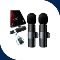 میکروفن یقه ای بلوتوثی بی سیم مدل K9 دو عددی|لوازم جانبی موبایل و تبلت|شیراز, تحویلی|دیوار
