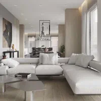 آپارتمان ۲ خواب باغ تخت