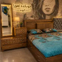 تخت دو نفره چوبکده اهورا کلاسیک 20