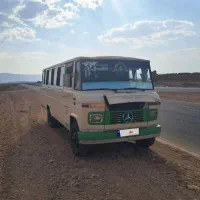 یک دستگاه مینی بوس رنگ کرم سبز|خودرو سنگین|مبارکه, |دیوار