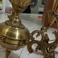 لوستر برنز اصل سنگین|لوستر و چراغ آویز|هشتگرد, فاز ۳ مهستان|دیوار