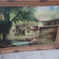 تلویزیون ۲۱ ... تابلو نقاشی رنگ و روغن|تلویزیون و پروژکتور|نهاوند, |دیوار