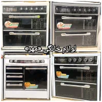 اجاق گاز وکیوم ایتالیایی پنج شعله چدنی با گارانتی