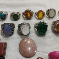 تعدادی‌انگشتر‌و‌نگین‌انگشتر‌و‌گردنبند|جواهرات|سمنان, |دیوار