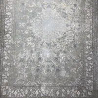 فرش ۶ متری وینتیج ۲ در ۳  نو رنگ طوسی