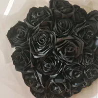 گل مشکی زیبا