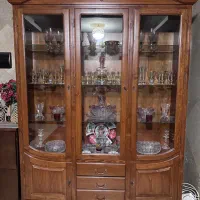 بوفه تمام چوب و اینه کنسول ست