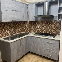 کابینت به همراه هود و گاز و سینک