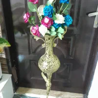 گلدان برنجی پایه بلند