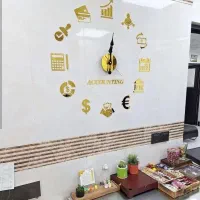 ساعت دیواری پازلی طرح حسابداری|ساعت دیواری و تزئینی|تهران, خاوران|دیوار