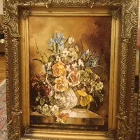 دو عدد تابلو فرش ماشینی و دستی