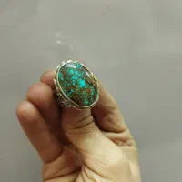 انگشتر وزن ۴۴ گرم فیروزه شجر