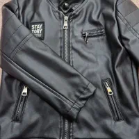 کاپشن چرم نو بچه گانه