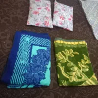 ۲عددپتو تک نفره و۲عدد بالش وروبالشی