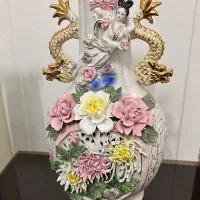 گلدان چینی کار دست