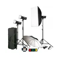 کیت فلاش نورپردازی سه شاخه pro light