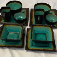 سرویس غذاخوری دونفره  سرامیکی آکبند