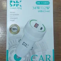 شارژر فندکی ۳۸وات دو پورت مدل CAR03