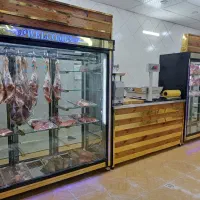 دو تا یخچال ایستاده و میز دخل ست
