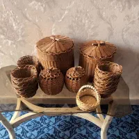 سبد بافی|صنایع دستی و سایر لوازم تزئینی|بروجرد, |دیوار