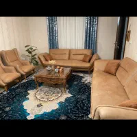 مبل تخت شو کرمی