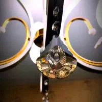 لوستر چهار شعله|لوستر و چراغ آویز|مشکین‌دشت, |دیوار