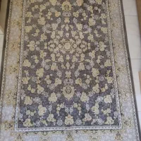 فرش طوسی یک در یک ونیم در حد نو