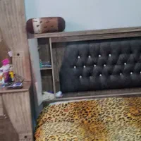 فروش فوری تخت دونفره بهمراه دراور|تخت و سرویس خواب|سمنان, |دیوار