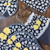 دوخت سرویس اشپز خانه و پک ساتن مراقبت پوست و مو