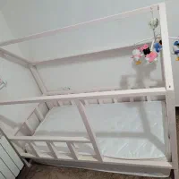 ست کلبه تخت و قفسه اسباب بازی کودک