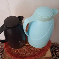دوعدد فلاکس ویه عدد کتری بزرگ هر سه سالم سالم|ظروف سرو و پذیرایی|قم, شهر قائم|دیوار