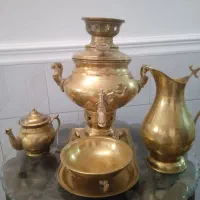 سماور مسی|سماور، چای‌ساز، قهوه‌ساز|زاهدان, |دیوار