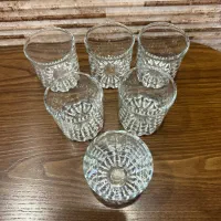 یک دست ۶ نایی نیم لیوان خارجی و جا کاردی