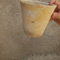 گلدان سفالی کارکرده