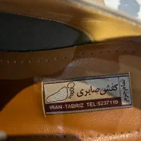 کفش  تمام چرم دور دوز