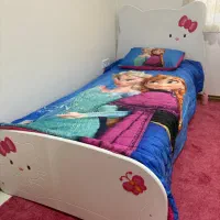 تخت و کمد کودک مدل هلو کیتی