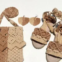 کوسن مبل وآباژور مکرومه|صنایع دستی و سایر لوازم تزئینی|بیرجند, |دیوار