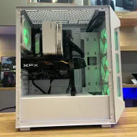 کیس گیمینگ خوش قیمت خوش قیافه GC1 WH سفید