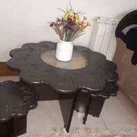 میز عسلی و جلومبلی ۵ تیکه سنگر