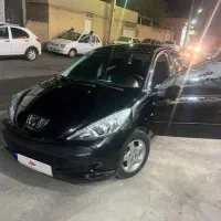 207 پاناروما مشکی فوقالعاده تمیز|خودرو سواری و وانت|یزد, |دیوار