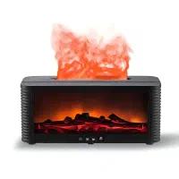 بخور سرد طرح آتش و هیزم|پنکه و تصفیه‌کنندهٔ هوا|مبارکه, |دیوار