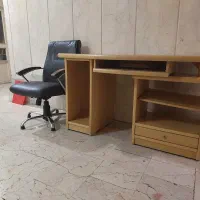 میز کامپیوتر تمام چوب راش