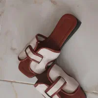 دمپایی چرم کاملا نو