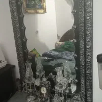 آینه شمعدون  و ساعت