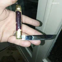 چاقوقلمتراش دسته شاخ تیغه فنرانواع چاقوشکاری فشاری