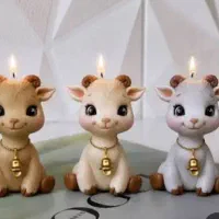 شمع بز بز قندی